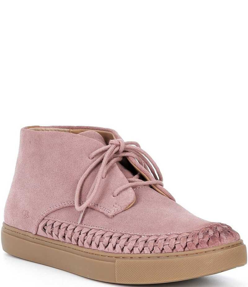 ジェントルソウルズ レディース シューズ ブーツ・レインブーツ スエード アンクル Gentle Souls Cacti Suede Ankle Booties Dark Rose