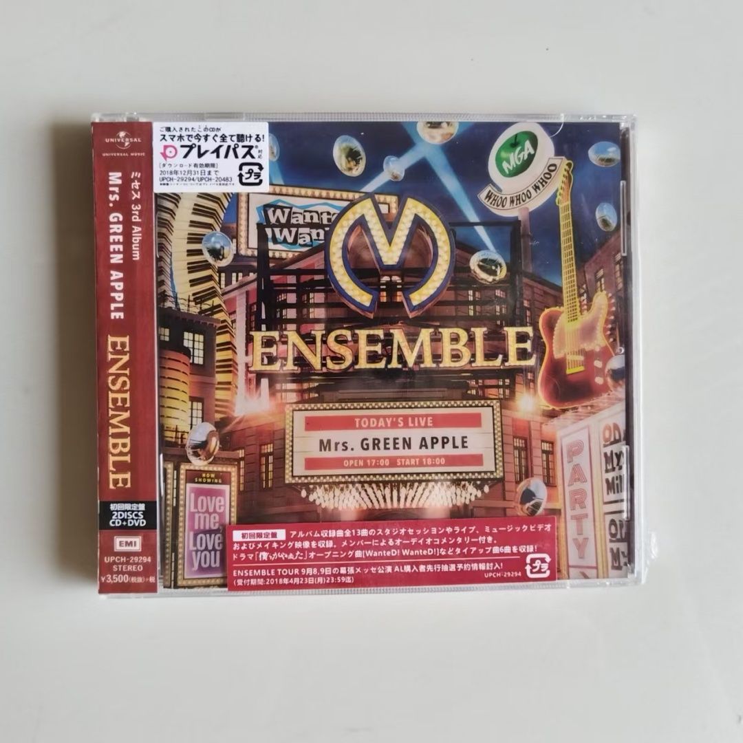 Mrs.GREEN APPLE ENSEMBLE 初回限定盤 CD+DVD - メルカリ