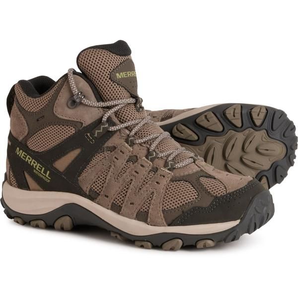 メレル レディース シューズ ブーツ・レインブーツ Merrell Accentor 3 Mid Hiking Boots Waterproof For Women Brindle