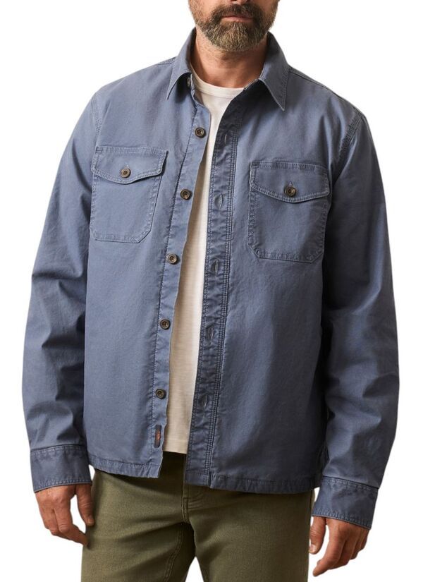 ファレティ メンズ アウター ジャケット・ブルゾン Faherty Mens Lakeside CPO Jacket Dusk