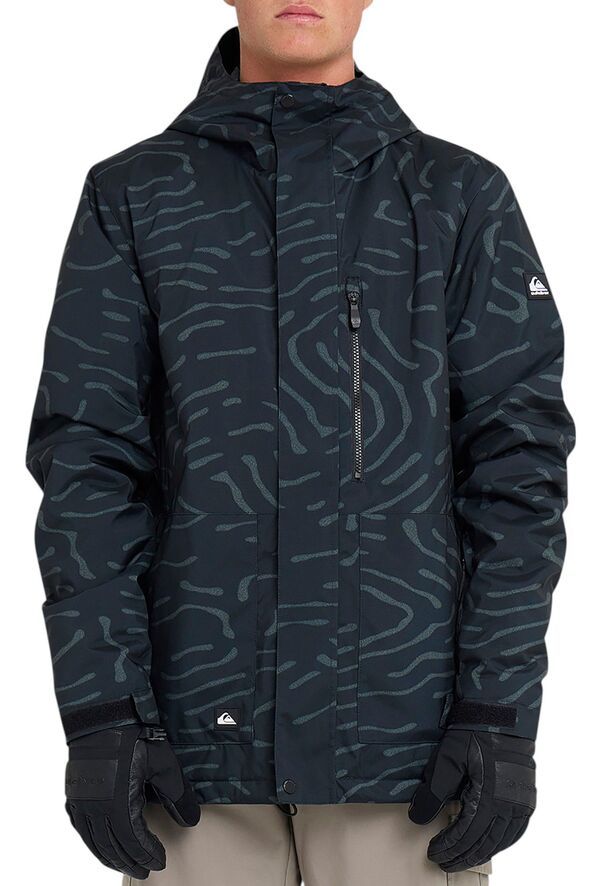 クイックシルバー メンズ アウター ジャケット・ブルゾン プリント Quiksilver Mens Mission Print Snowboard Jacket Black ブラック 38,870円