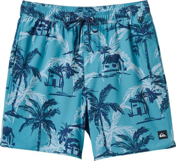 クイックシルバー メンズ 水着 ハーフパンツ・ショーツ ショートパンツ Quiksilver Mens Waterman Off The Grid Volley Shorts Aqua アクア 14,186円