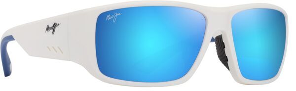 マウイジム メンズ アクセサリー サングラス・アイウェア Maui Jim Kehasian Fit Polarized Sunglasses White ホワイト