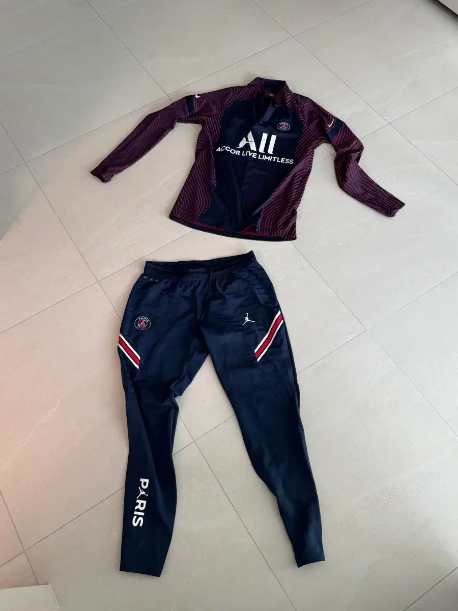 PSG パリ・サンジェルマンFC ヴェイパーニット ドリルトップ セット m