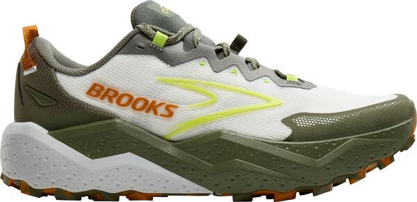 ブルックス メンズ シューズ スニーカー Brooks Mens Caldera 8 Trail Running Shoes Dusty OliveLimeOyster ライム