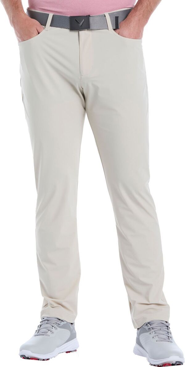 トラビスマヒュー メンズ ボトムス カジュアルパンツ TravisMathew Callaway Mens Epic 5Pocket Golf Pantsilver Lining シルバー