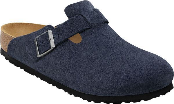ビルケンシュトック メンズ シューズ スニーカー Birkenstock Mens Boston Soft Footbed Clogs New Navy ネイビー