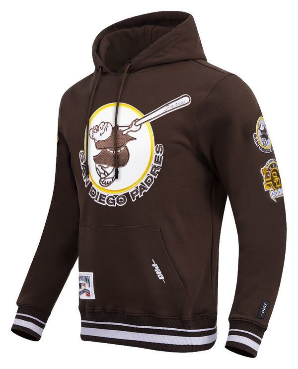 プロスタンダード メンズ アウター パーカー・スウェット フリース Pro Standard Mensan Diego Padres Fleece Pullover Hoodie Brown ブラウン