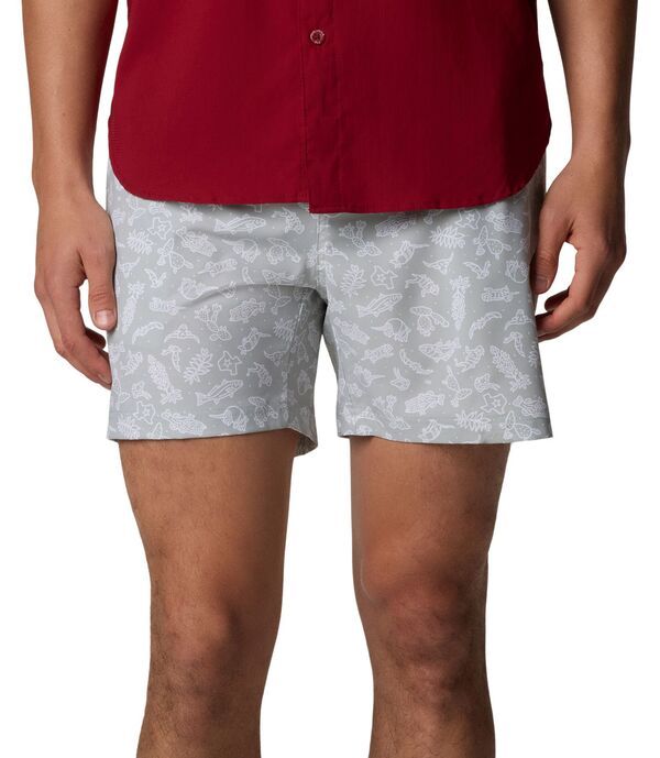 コロンビア メンズ ボトムス ハーフパンツ・ショーツ ショートパンツ Columbia Mens PFG Rambler Water Shorts Cool Grey Texas Time グレー