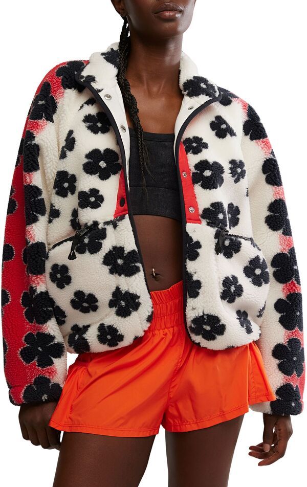 フリーピープル レディース アウター ジャケット・ブルゾン FP Movement Womens Rocky Ridge Jacket Graphic Daisy Combo