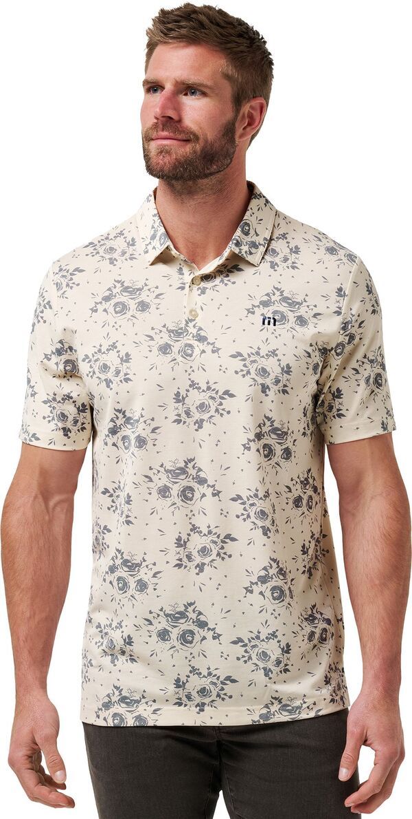 トラビスマヒュー メンズ トップス ポロシャツ TravisMathew Mens Local Forecast Golf Polo Birch