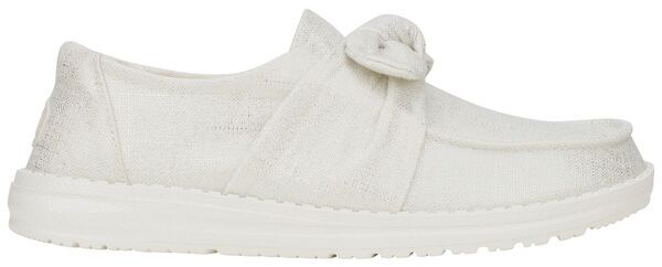 ヘイデュード レディース シューズ スニーカー Hey Dude Womens Wendy Bow Shimmer Shoes Grey グレー