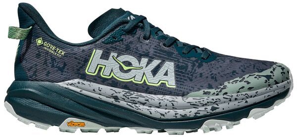 ホカオネオネ メンズ シューズ スニーカー HOKA Menspeedgoat 6 GTX Trail Running Shoes Blue Twilight ブルー