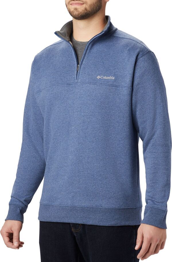 コロンビア メンズ アウター パーカー・スウェット Columbia Mens Hart Mountain 12 Zipullover Carbon Heather ヘザー