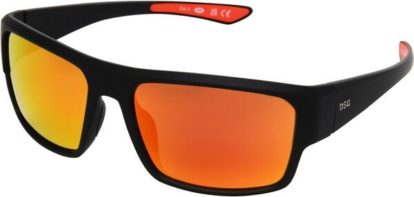 DSG レディース アクセサリー サングラス・アイウェア DSG Full Rim Wrap Around Sunglasses BlackRed ブラック