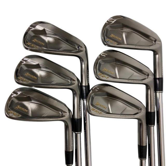 【中古】 ダンロップ SRIXON ZXi7 ブラック 6S アイアンセット IR リシャフト (フレックスその他) メンズ 男性用 右利き 右用 Cランク ゴルフクラブ