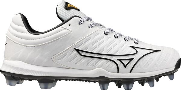 ミズノ レディース シューズ スニーカー Mizuno Womens Pro FP TPU Softball Cleats WhiteBlack ホワイト