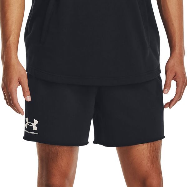 アンダーアーマー メンズ ボトムス ハーフパンツ・ショーツ パイル ショートパンツ Under Armour Mens Rival Terry 6 Shorts Black ブラック
