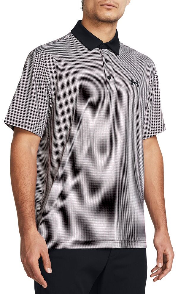 アンダーアーマー メンズ トップス ポロシャツ Under Armour Mens Playoff 30 Golf Polo BlackWhite Check ホワイト