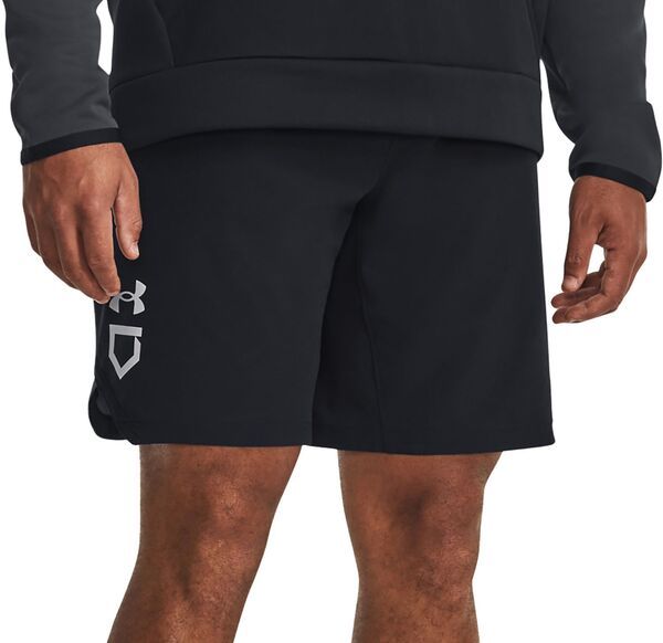 アンダーアーマー メンズ ボトムス ハーフパンツ・ショーツ ショートパンツ Under Armour Mens Yard Baseball Shorts BlackPitch Gray ブラック
