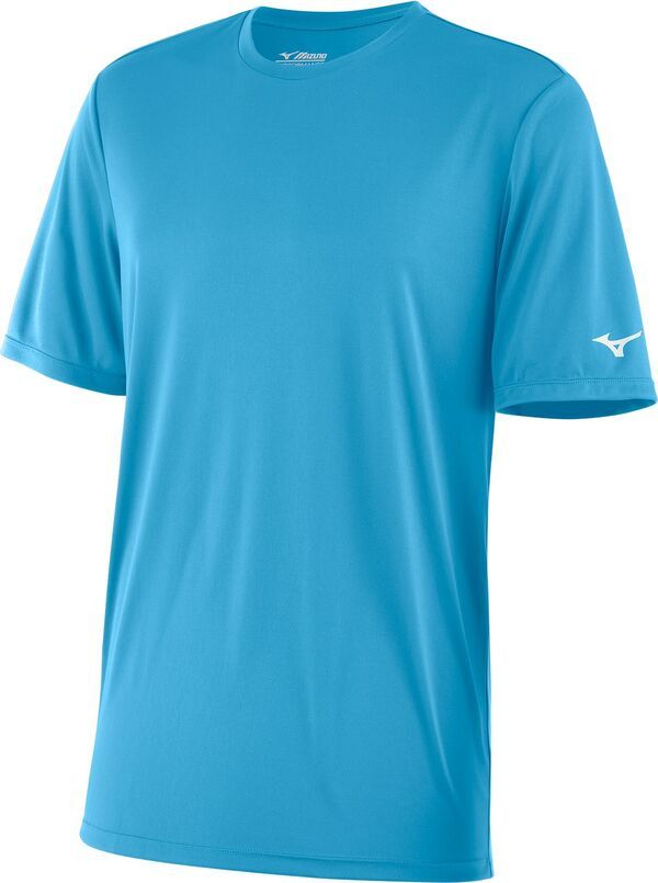 ミズノ メンズ トップス Tシャツ Mizuno Mens NXT Short Sleeve TShirt Light Blue ブルー