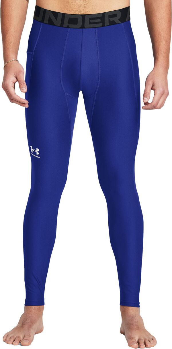 アンダーアーマー メンズ ボトムス カジュアルパンツ レギンス Under Armour Mens HeatGearmour Leggings RoyalWhite ホワイト