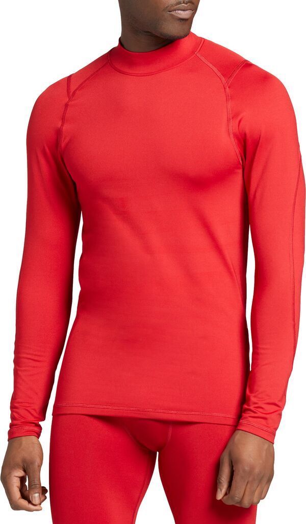 DSG メンズ トップス シャツ モックネック DSG Mens Cold Weather Compression Mock Neck Long Sleeve Shirteam Red レッド