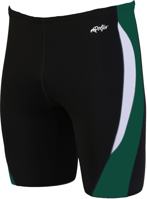 ドルフィン メンズ 水着 ハーフパンツ・ショーツ Dolfin Mens Chloroban Color Block Jammer BlackForest ブラック