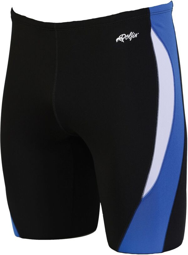 ドルフィン メンズ 水着 ハーフパンツ・ショーツ Dolfin Mens Chloroban Color Block Jammer BlackRoyal ブラック