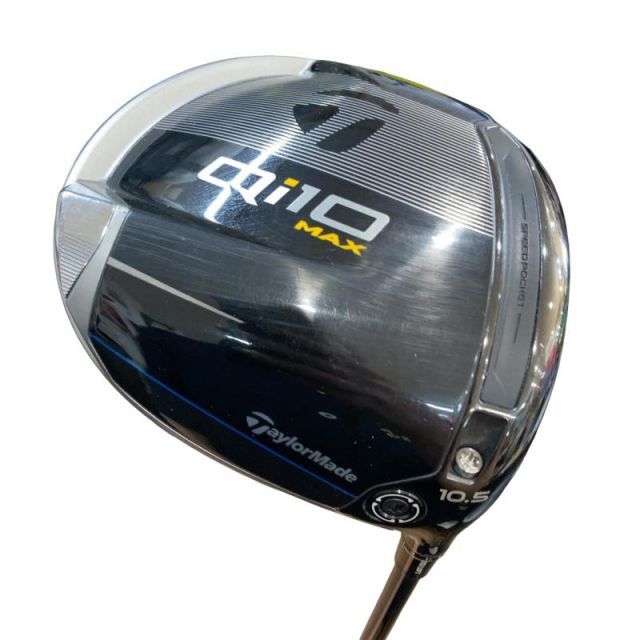 【中古】 テーラーメイド Qi10 MAX 10.5° ドライバー DR Diamana BLUE TM50(Qi10 DR) (フレックスSR) メンズ 男性用 右利き 右用 Cランク ゴルフクラブ