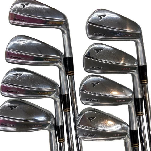 【中古】 ブリヂストン TOURSTAGE X-BLADE(2005) 8S アイアンセット IR Dynamic Gold (フレックスS) メンズ 男性用 右利き 右用 Cランク ゴルフクラブ