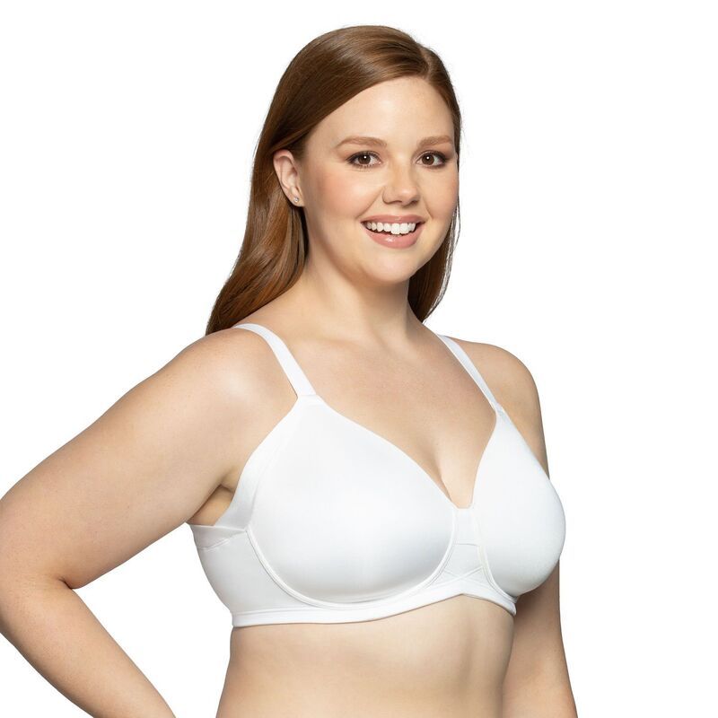 バニティフェア レディース アンダーウェア ブラジャー Vanity FairR Beauty BackR Full Figure Wirelessmoother Bra 71267 Star White ホワイト