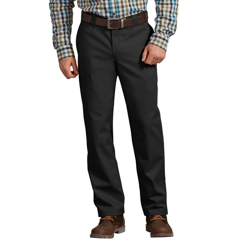 ディッキーズ メンズ ボトムス カジュアルパンツ Mens Dickies RegularFit ActiveWaistband Work Pants Black ブラック