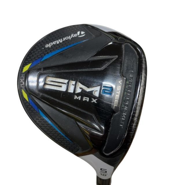 【中古】 テーラーメイド SIM2 MAX 5W フェアウェイウッド FW TENSEI BLUE TM50(SIM2 FW) (フレックスS) メンズ 男性用 右利き 右用 Cランク ゴルフクラブ