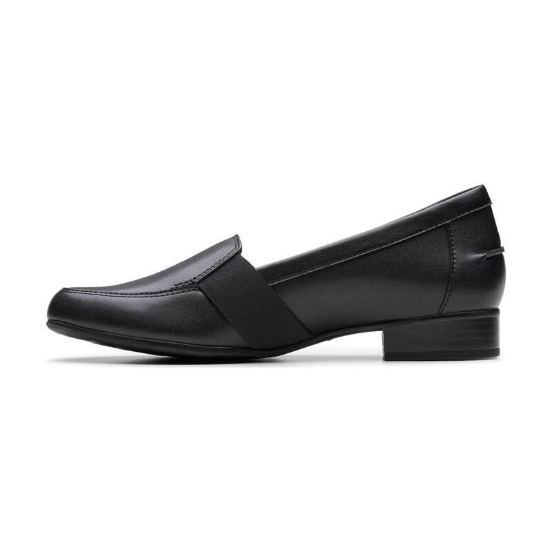 クラークス レディース シューズ スリッポン・ローファー レザー Clarks Juliet Beat Womens Leather SlipOn Loafers Black Leather ブラック