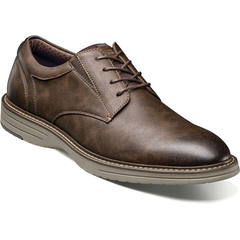 ノンブッシュ メンズ シューズ オックスフォード Nunn Bush Gates Mens Plain Toe Oxford Shoes Brown Multi ブラウン