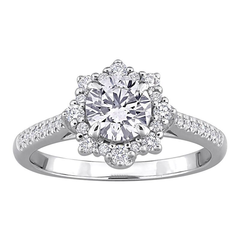 ステラ グレース レディース アクセサリー リング Stella Grace 14k White Gold 16 CaratW LabGrown Diamond Halo Engagement Ring 14k White Gold ホワイト