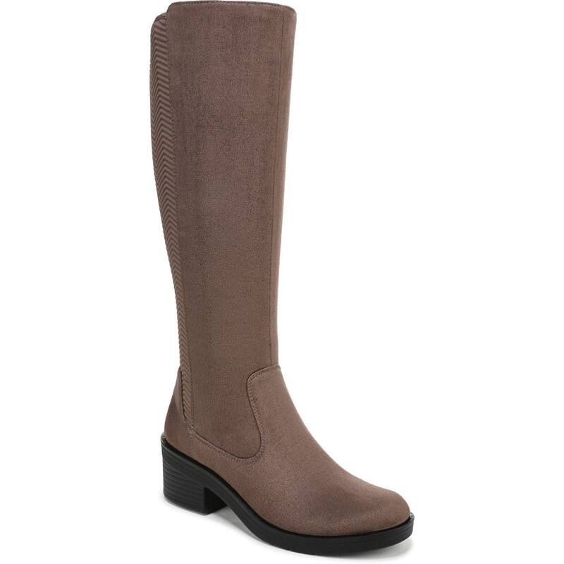 ライフストライド レディース シューズ ブーツ・レインブーツ トール LifeStride Optimum Womens Microfiber Zip Tall Boots Mocha Brown ブラウン