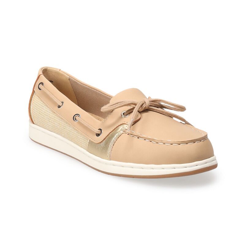 クロフト＆バロー レディース シューズ Croft Barrowomens Boat Shoes Tan タン