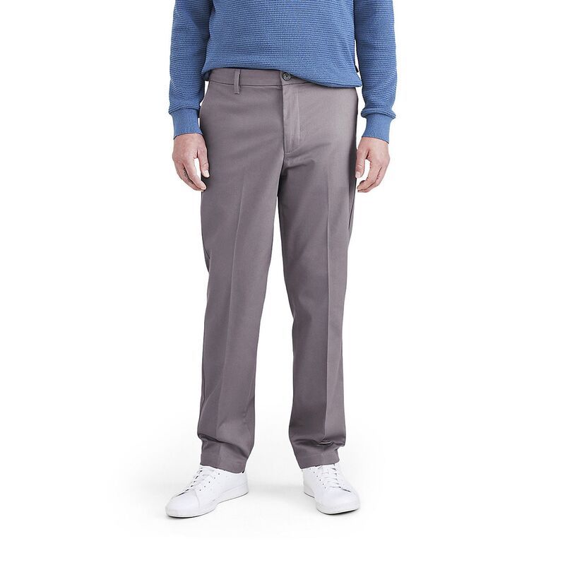 ドッカーズ メンズ ボトムス カジュアルパンツ Mens Dockersignature IronFree Stain Defender SlimFit Khaki Pants Magnet カーキ