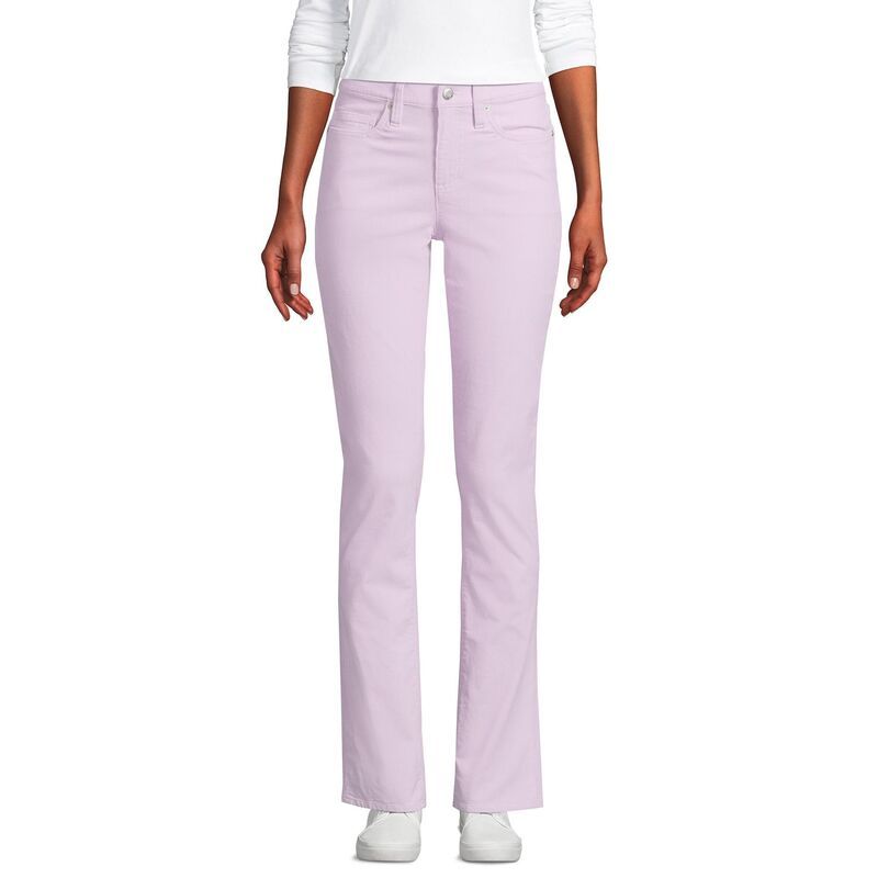ランズエンド レディース ボトムス カジュアルパンツ ストレート コーデュロイ Womens Lands End MidRise Straight Leg Corduroy Pants Misty Lilac ライラック