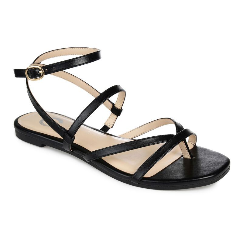 ジャーニー レディース シューズ サンダル Journee Serissa Womenstrappy Sandals Black ブラック