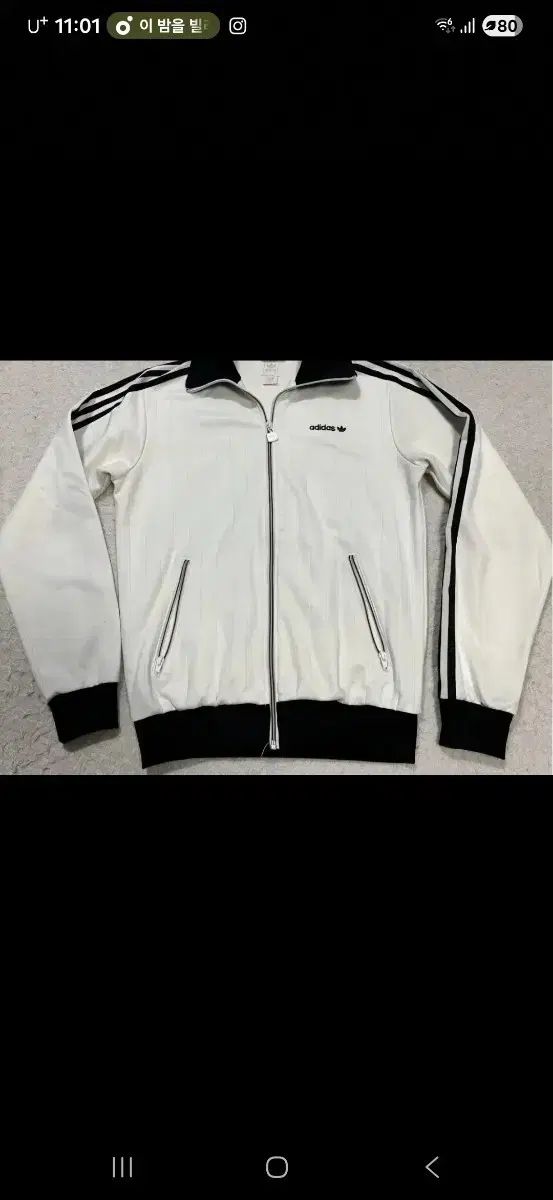 アディダス BECKENBAUER(ベッケンバウアー) 白黒 トラックジャージ