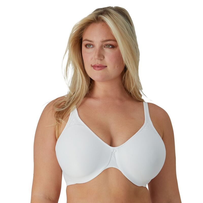 バリ レディース アンダーウェア ブラジャー ミニ Bali Passion For Comfort FullFigure Minimizer Underwire Bra DF3385 White ホワイト