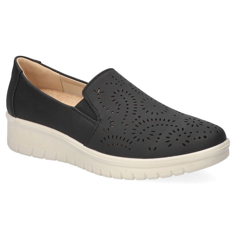 イージーストリート レディース シューズ サンダル Ying by Easy Street Womens Comfort Flats Black ブラック