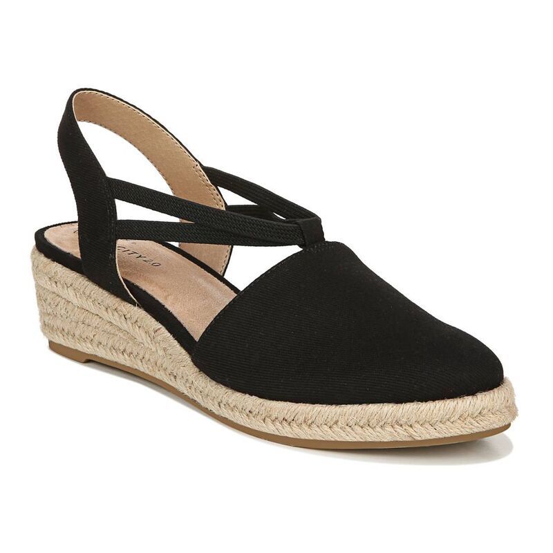 ライフストライド レディース シューズ サンダル LifeStride Katrina 2 Womens Wedges Black ブラック