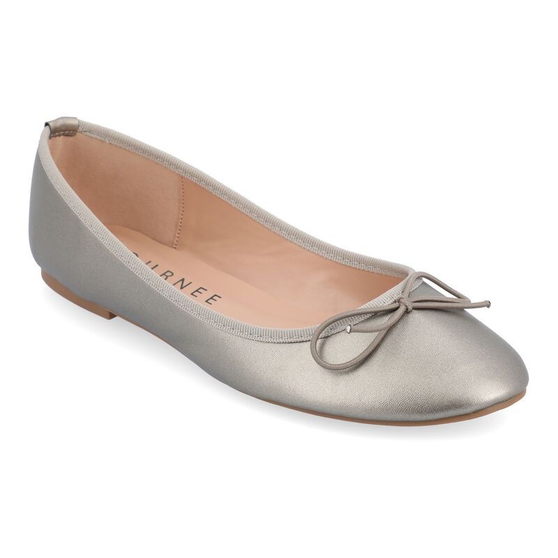 イーストランド レディース シューズ サンダル Eastland Journee Collection Vika Womens Ballet Flats Pewter ピューター