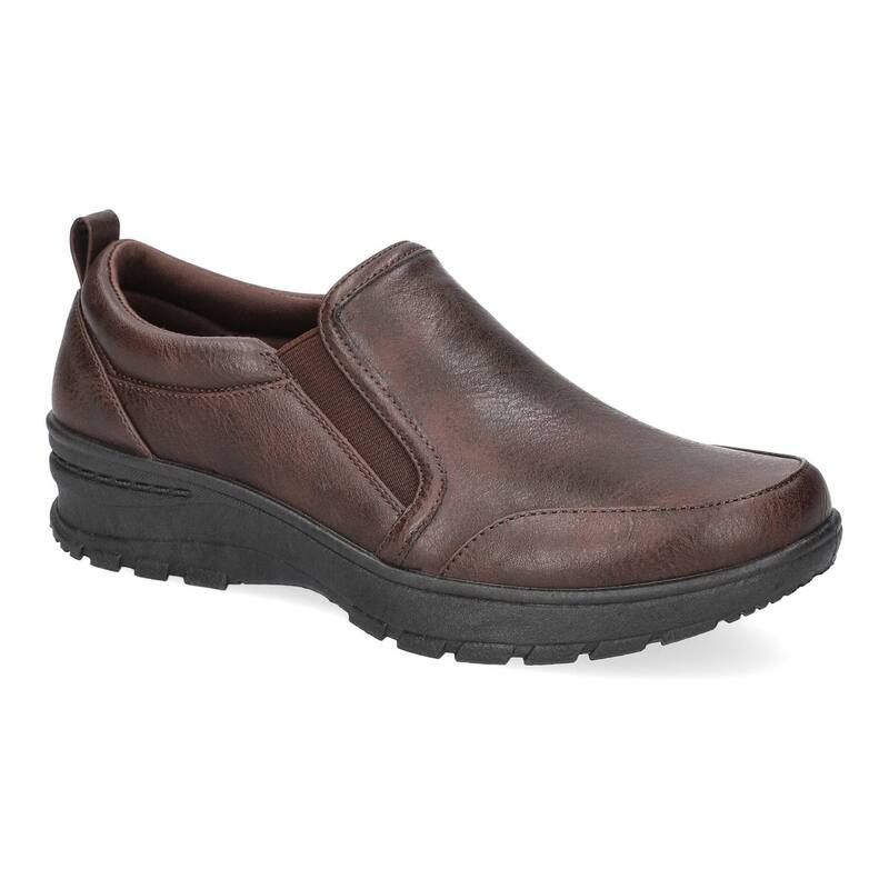 イージーストリート レディース シューズ サンダル Easy Works by Easy Street Garland SlipResistant Flat Shoes Brown ブラウン