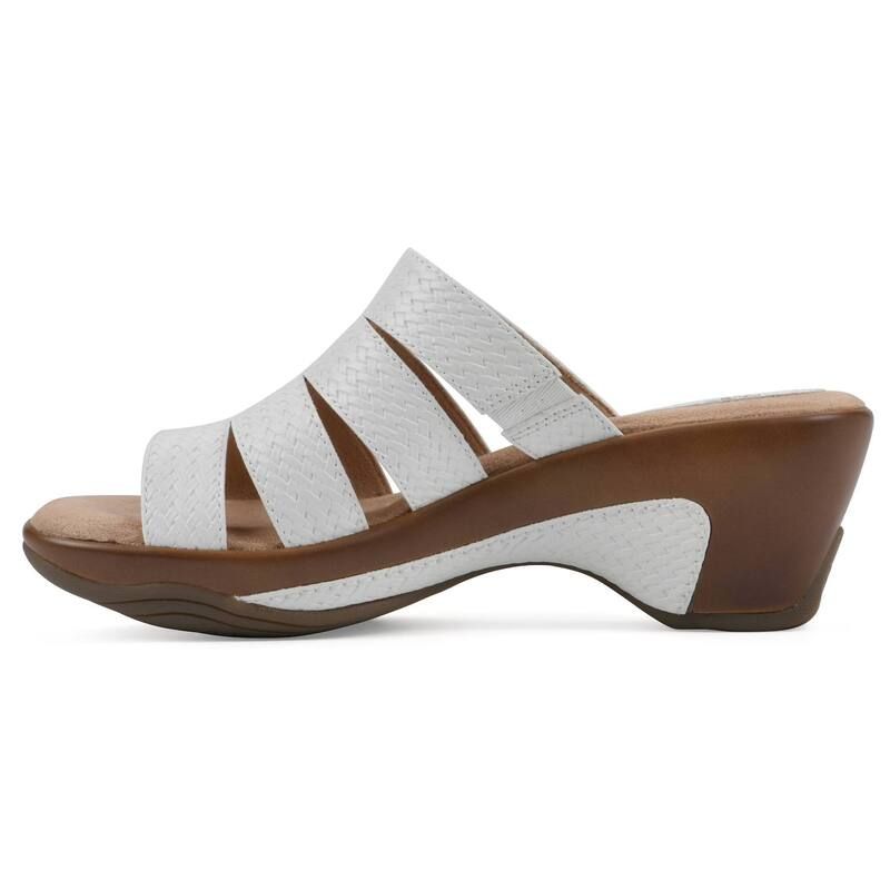 ホワイトマウンテン レディース シューズ サンダル White Mountain Valora WomenslipOn Clog Sandals Navy Woven ネイビー