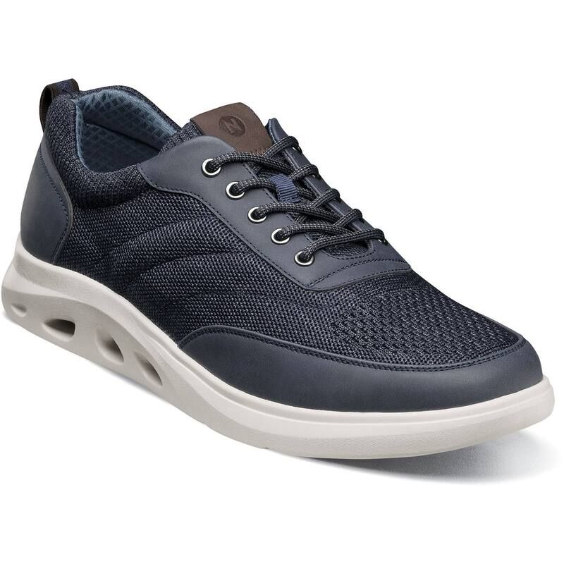 ノンブッシュ メンズ シューズ スニーカー ニット Nunn Bush Ponte Mens Knit Moc Toe Sneakers Navy Multi ネイビー